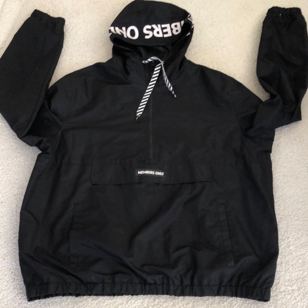 Members Only logo  windbreaker jacket